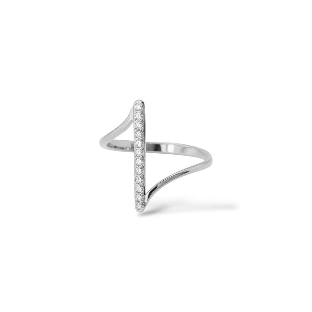 Bague Olivia argent - Acier inoxydable