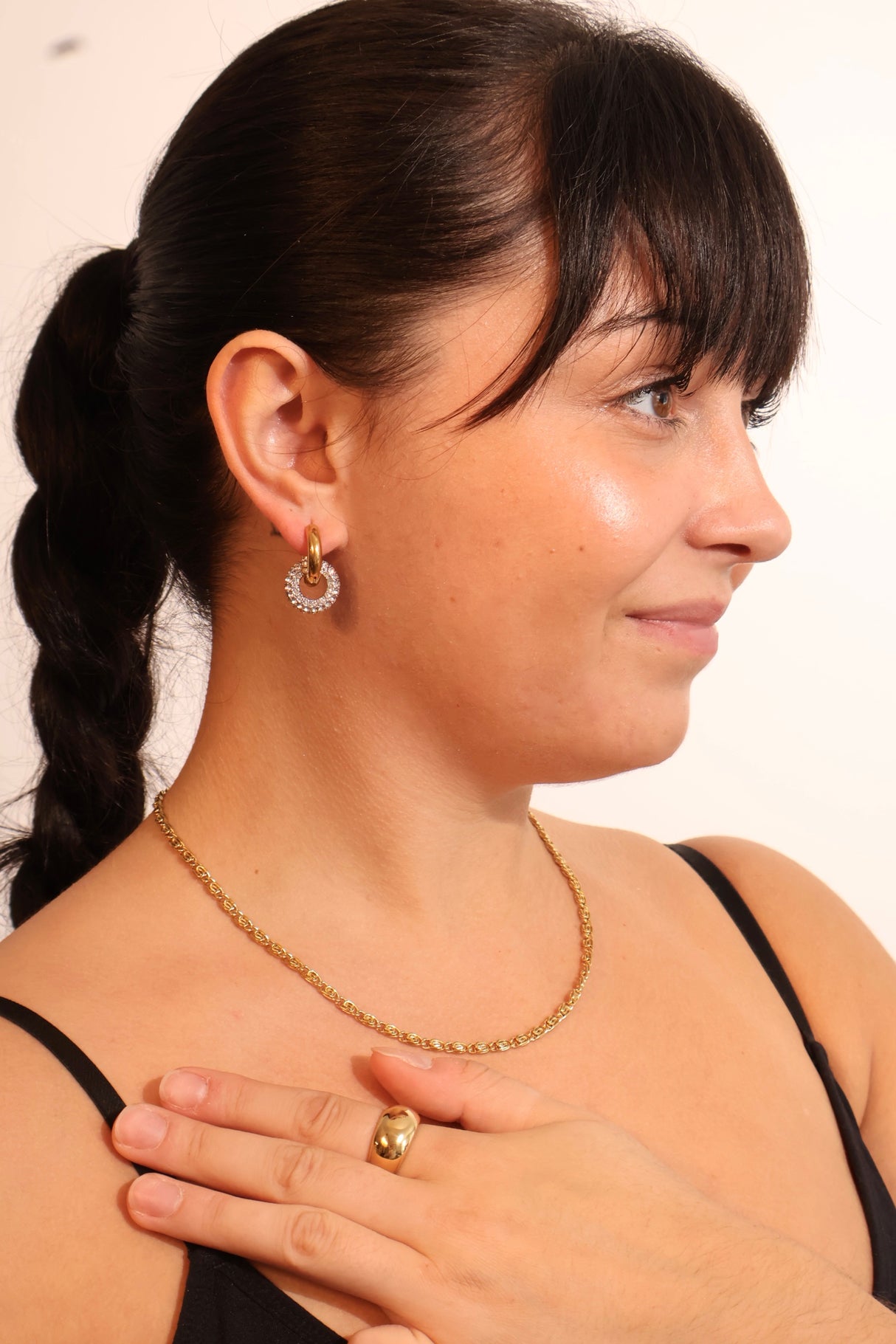 Bague Oréa or - Acier inoxydable