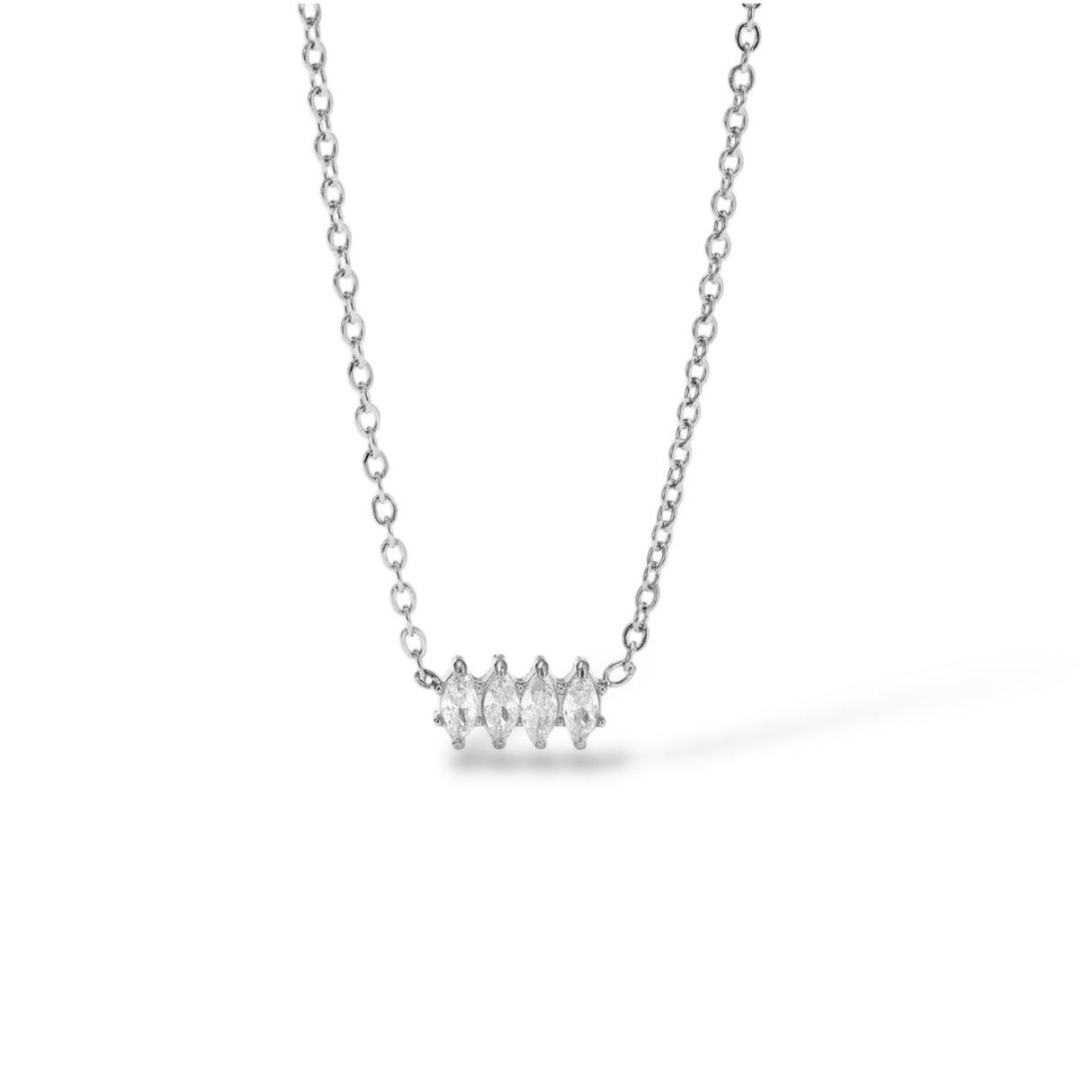 Collier Floréa argent - Acier inoxydable