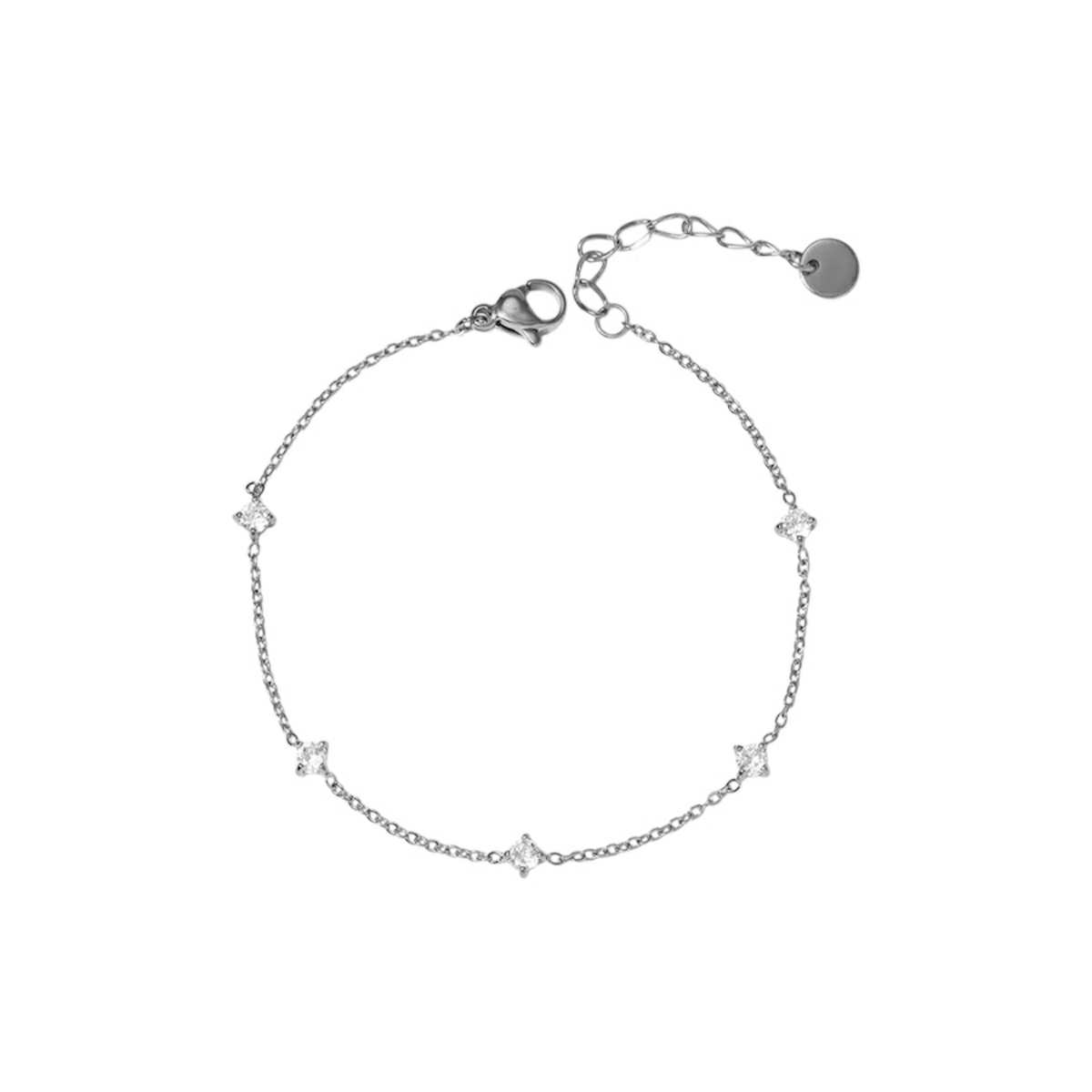 Chaîne de cheville Merveille argent - Acier inoxydable