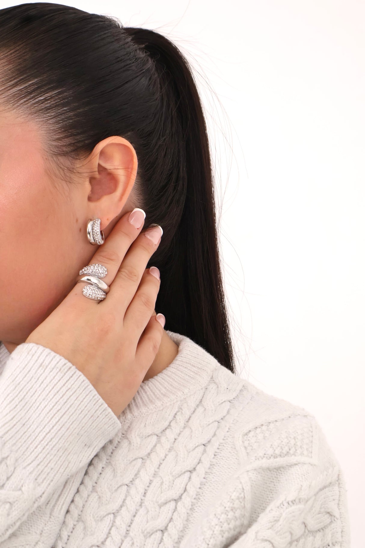 Bague Arielle argent - Acier inoxydable