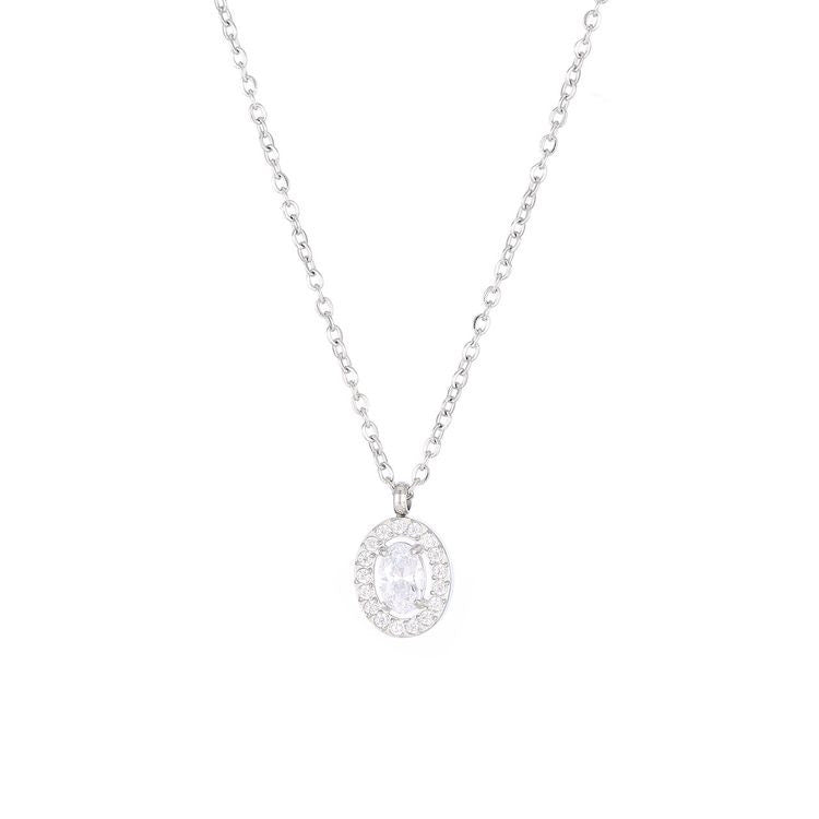 Collier Iness argent - Acier inoxydable
