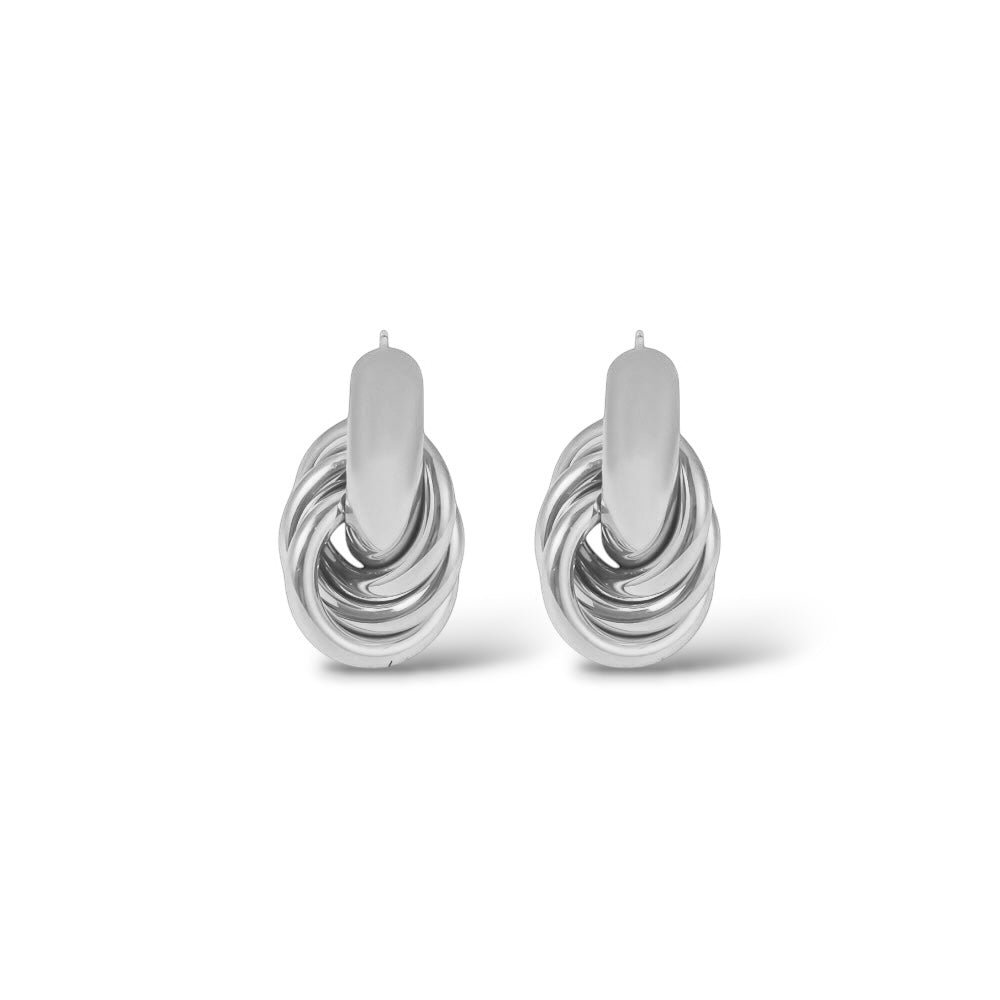 Boucles d’oreilles Prestige argent - Acier inoxydable