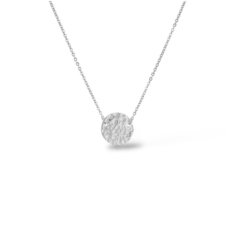 Collier Ambre argent - Acier inoxydable