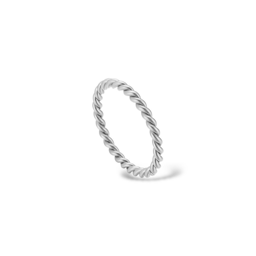 Bague Luna argent - Acier inoxydable