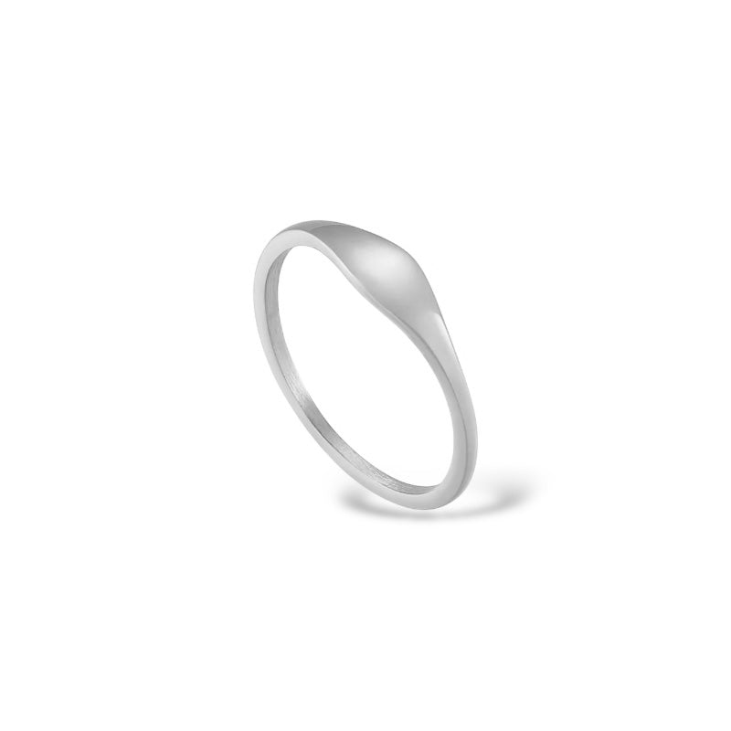 Bague Élyse argent - Acier inoxydable