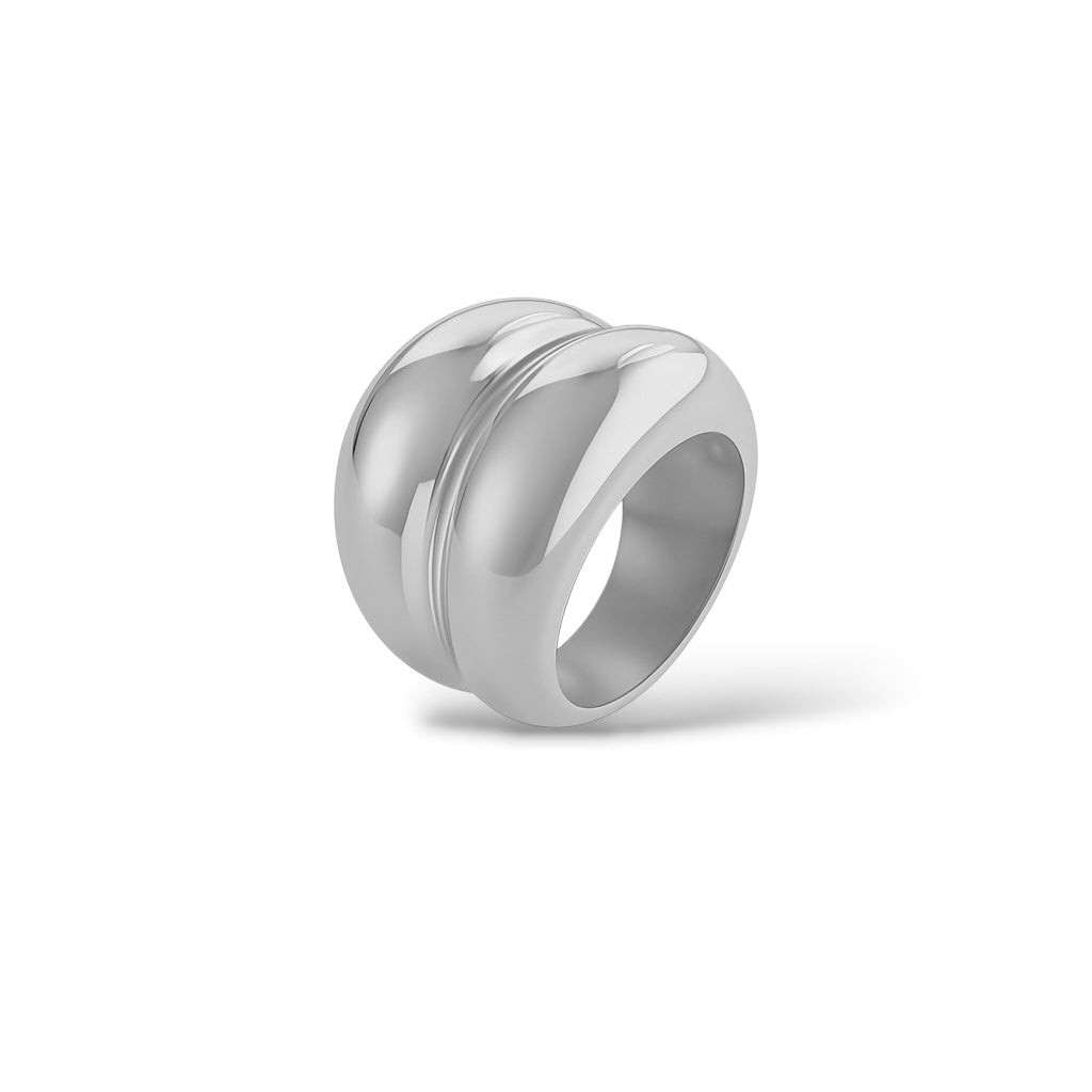 Bague Orella argent - Acier inoxydable