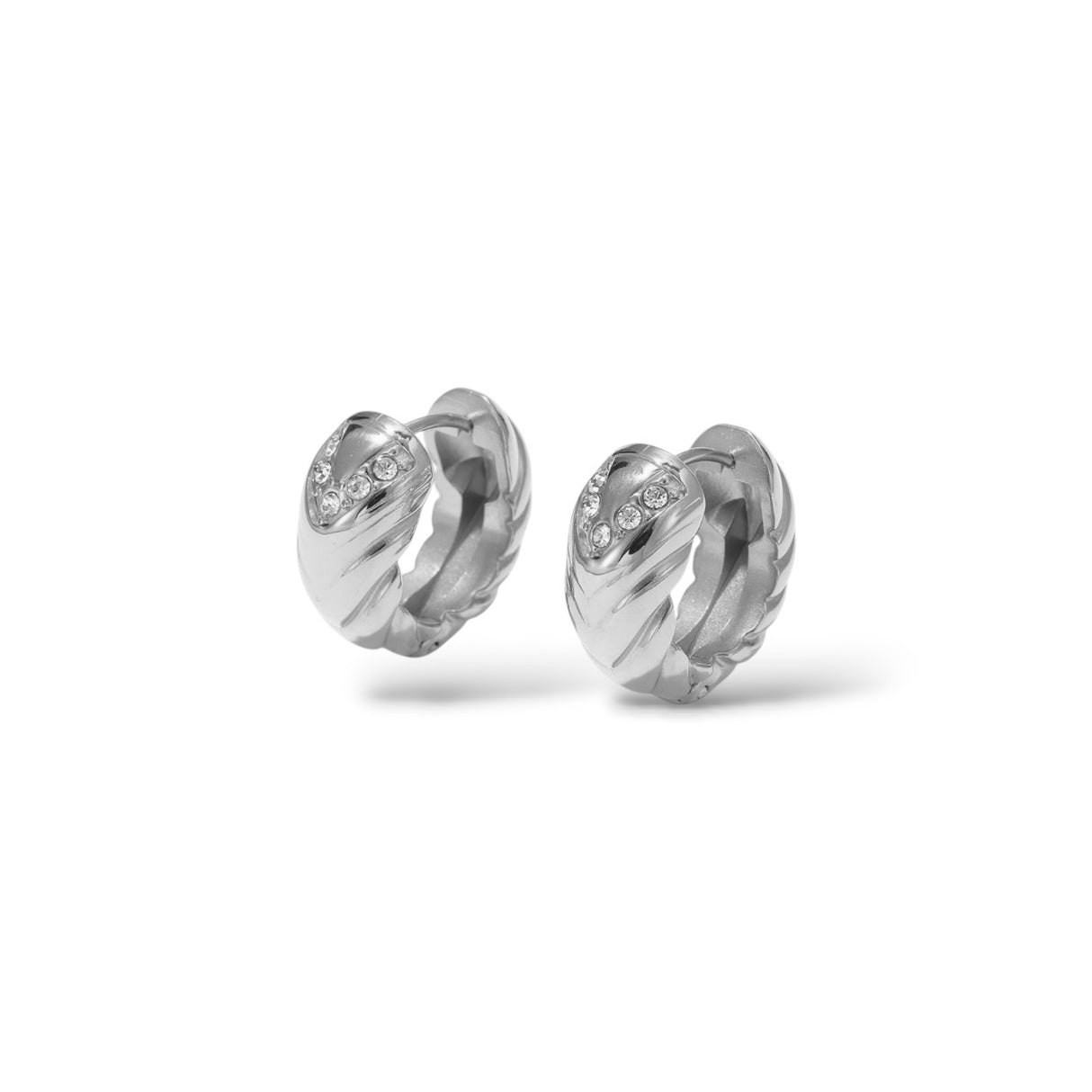 Boucles d’oreilles Luz argent - Acier inoxydable