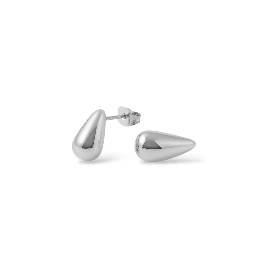 Boucles d’oreilles Mini gouttes argent - Acier inoxydable