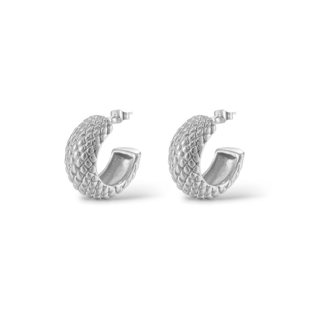Boucles d’oreilles Mira argent - Acier inoxydable