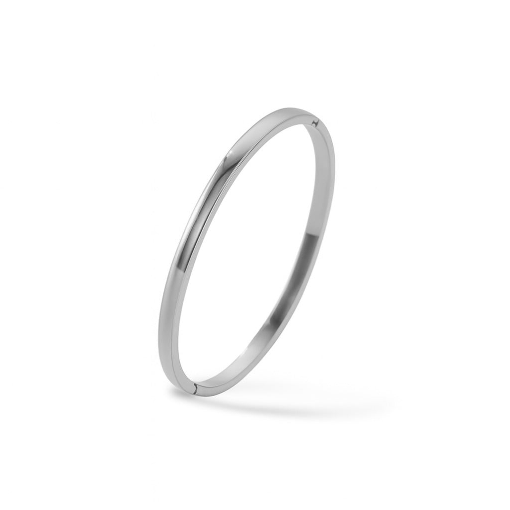 Bracelet bangle Simpliste argent - Acier inoxydable