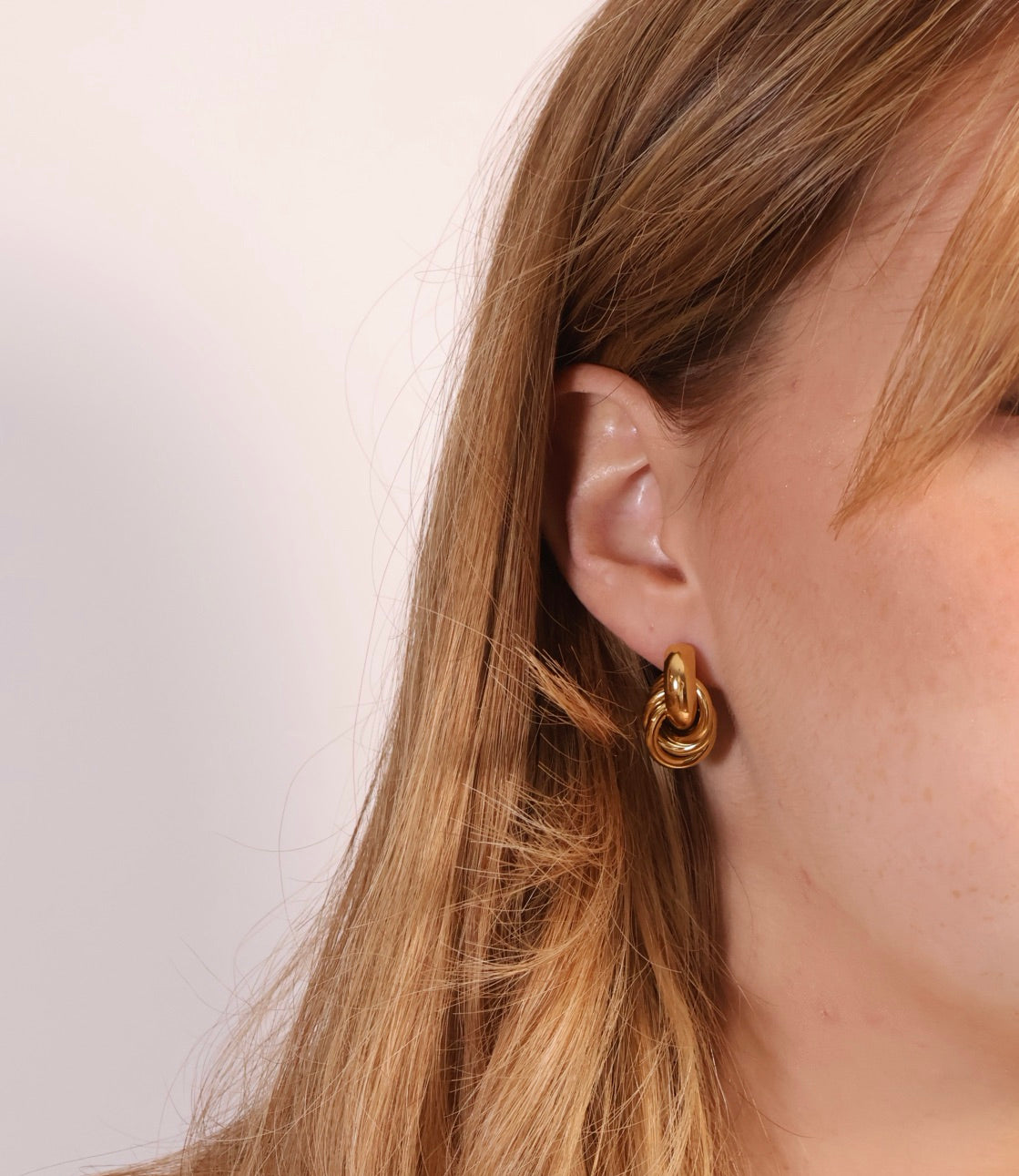Boucles d’oreilles Prestige or - Acier inoxydable