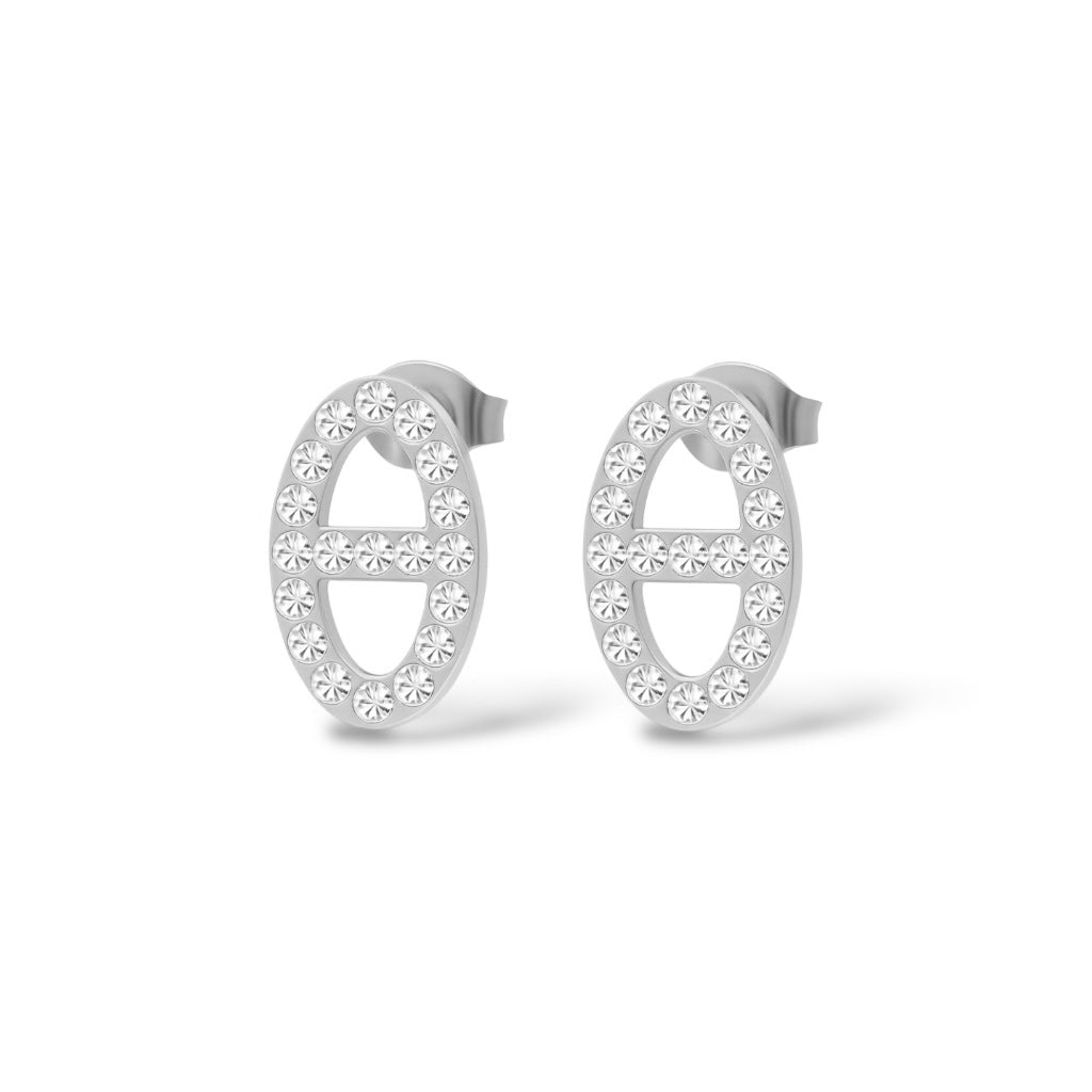 Boucles d’oreilles Diana argent - Acier inoxydable