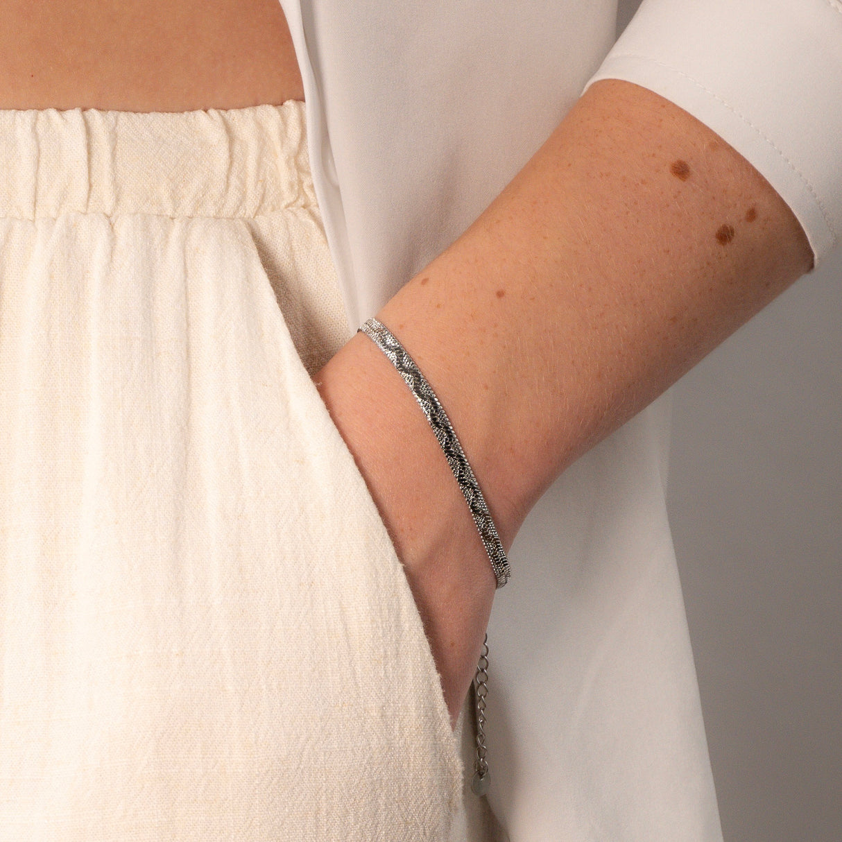 Bracelet Serpent 2.0 argent - Acier inoxydable