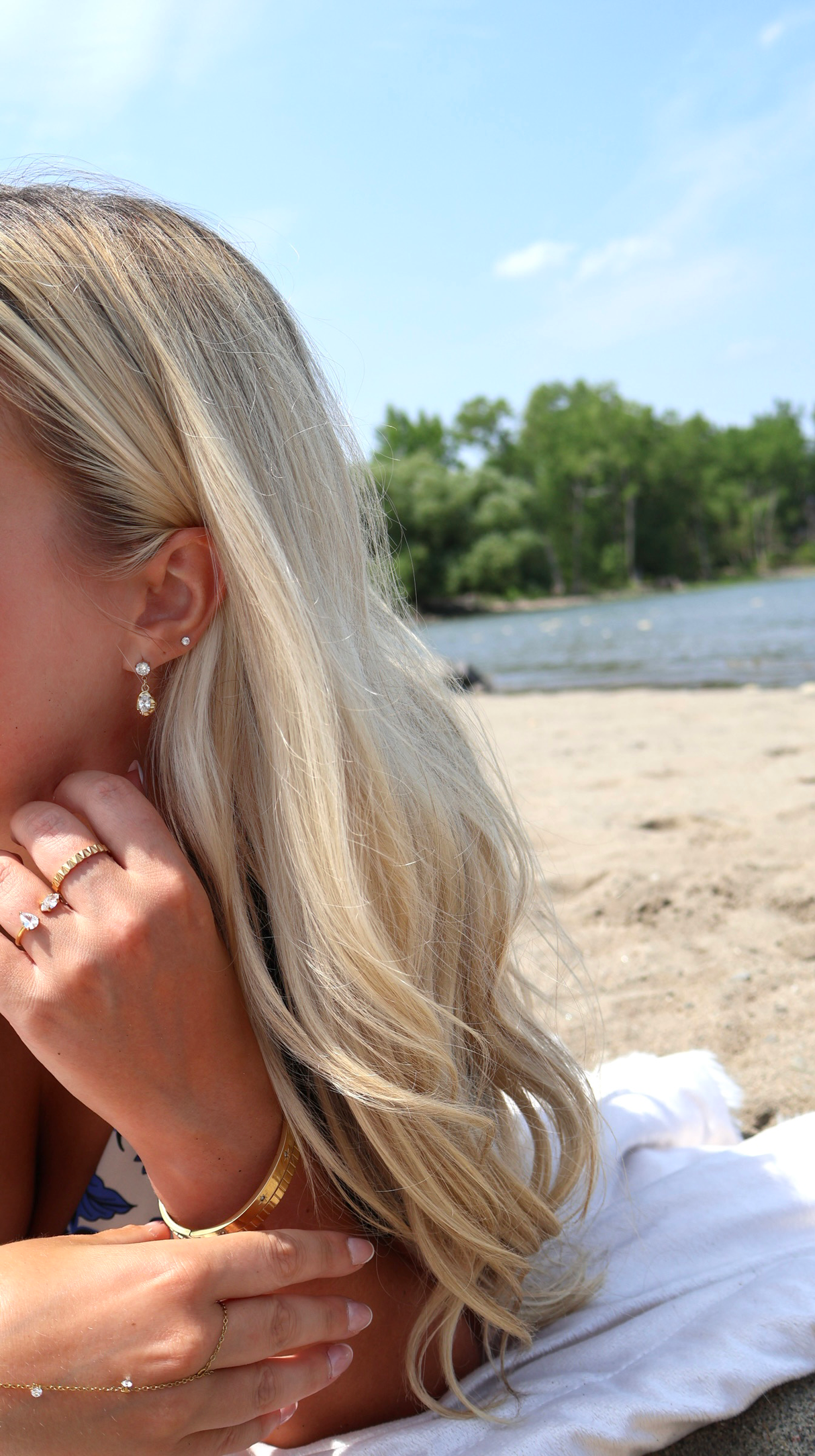 Boucles dâoreilles Azur - Argent