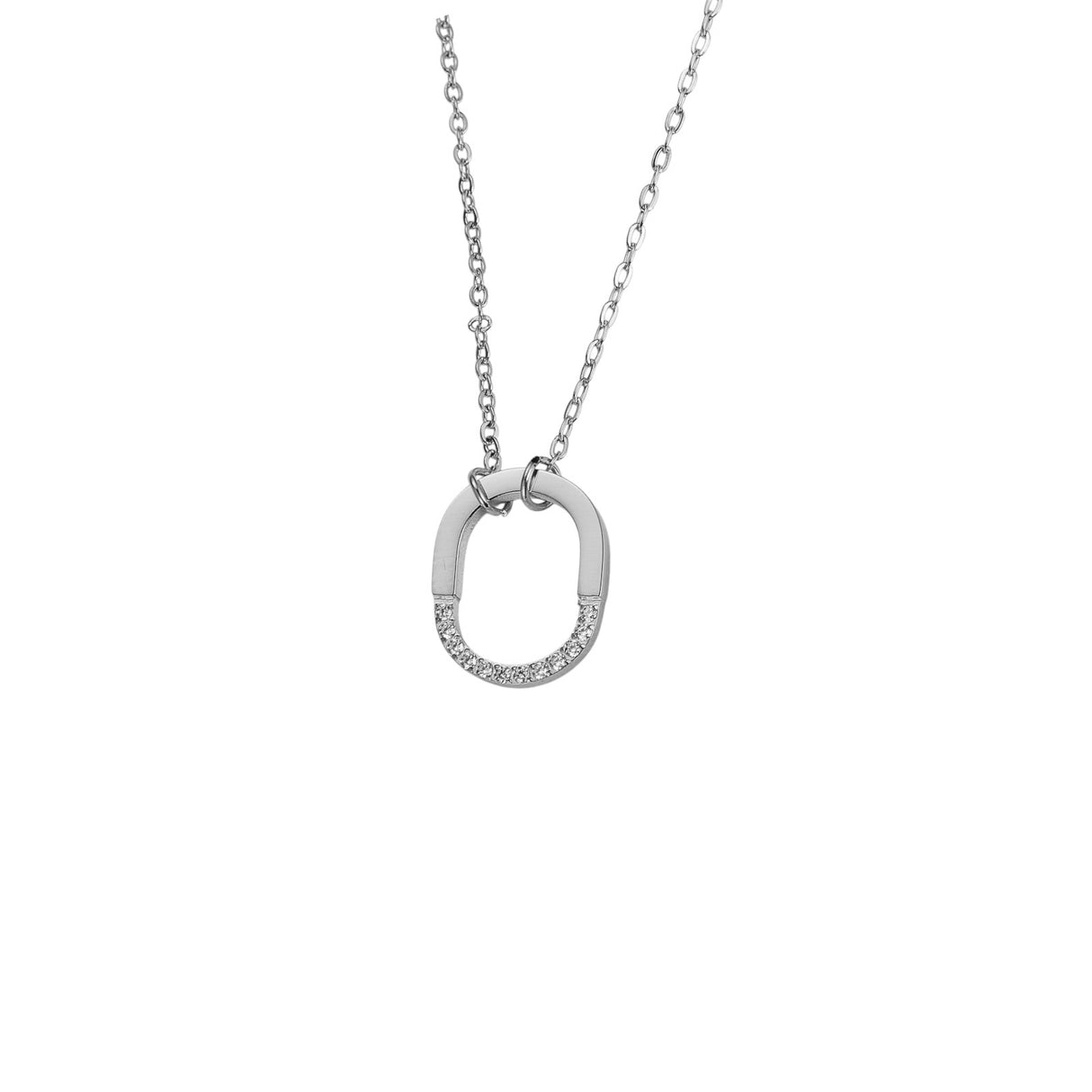 Collier Sienna argent - Acier inoxydable
