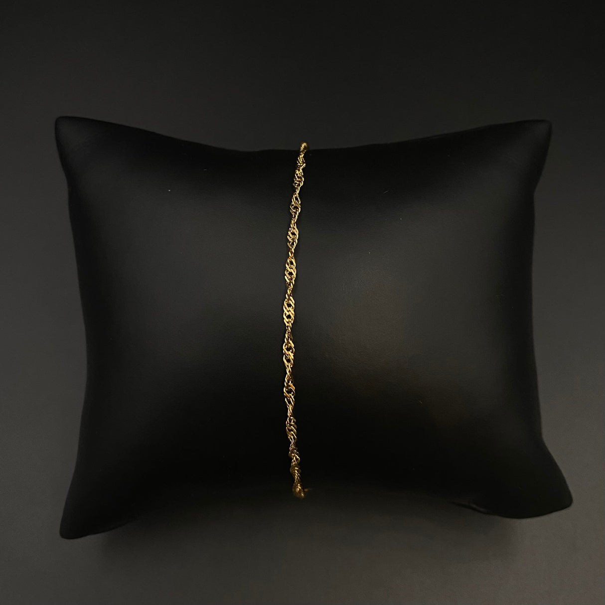 Chaîne et bracelet Singapour or - Acier inoxydable