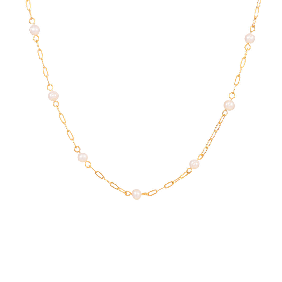 Collier Perles à mailles - Acier inoxydable