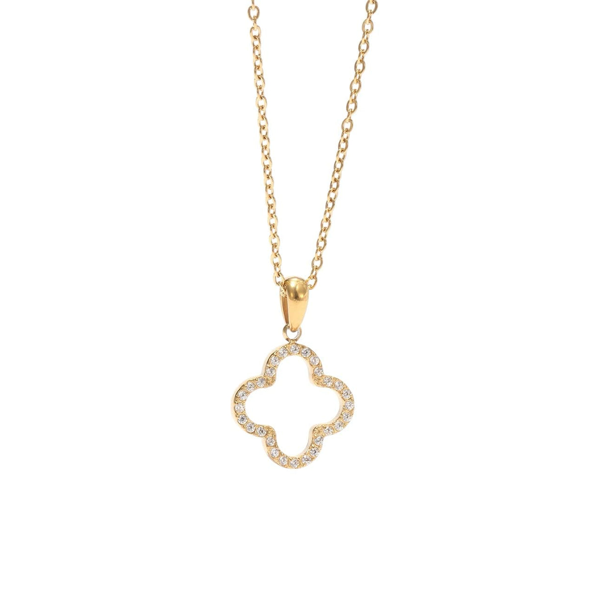 Collier Trèfle 2.0 or - Acier inoxydable