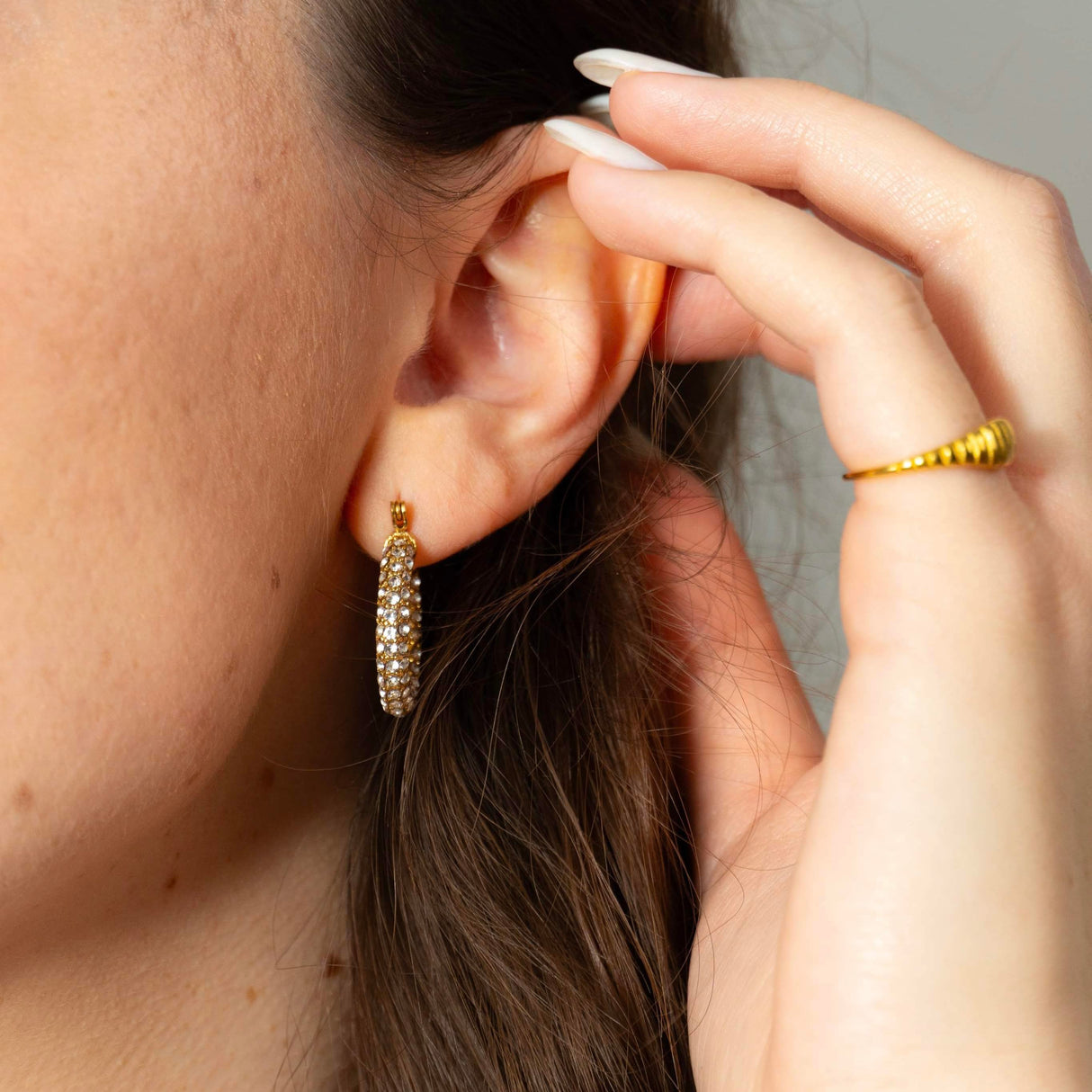 Anneaux Zirconium or - Acier inoxydable