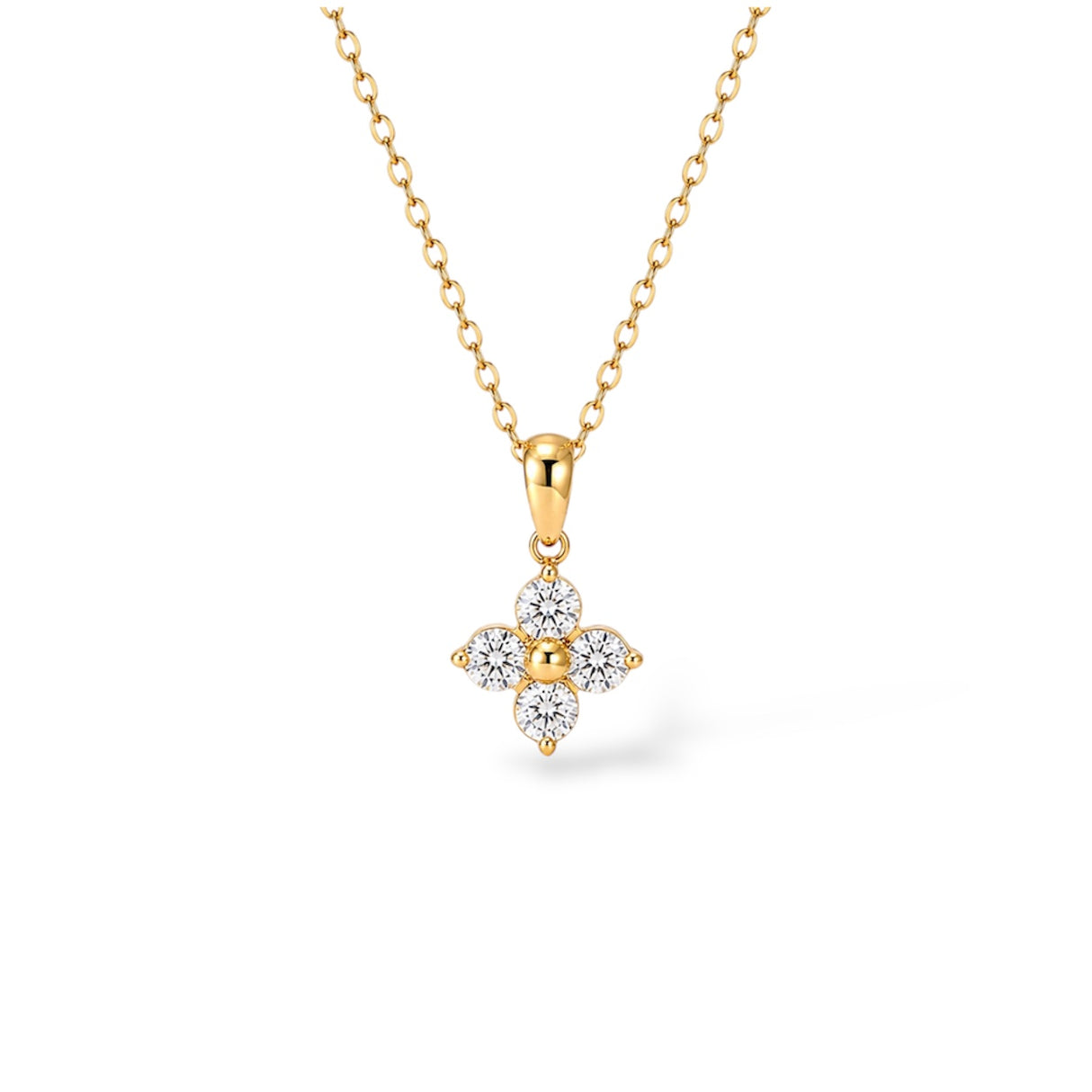 Collier Fleur - Or