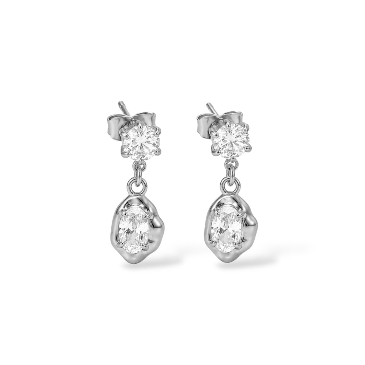 Boucles dâoreilles Azur - Argent