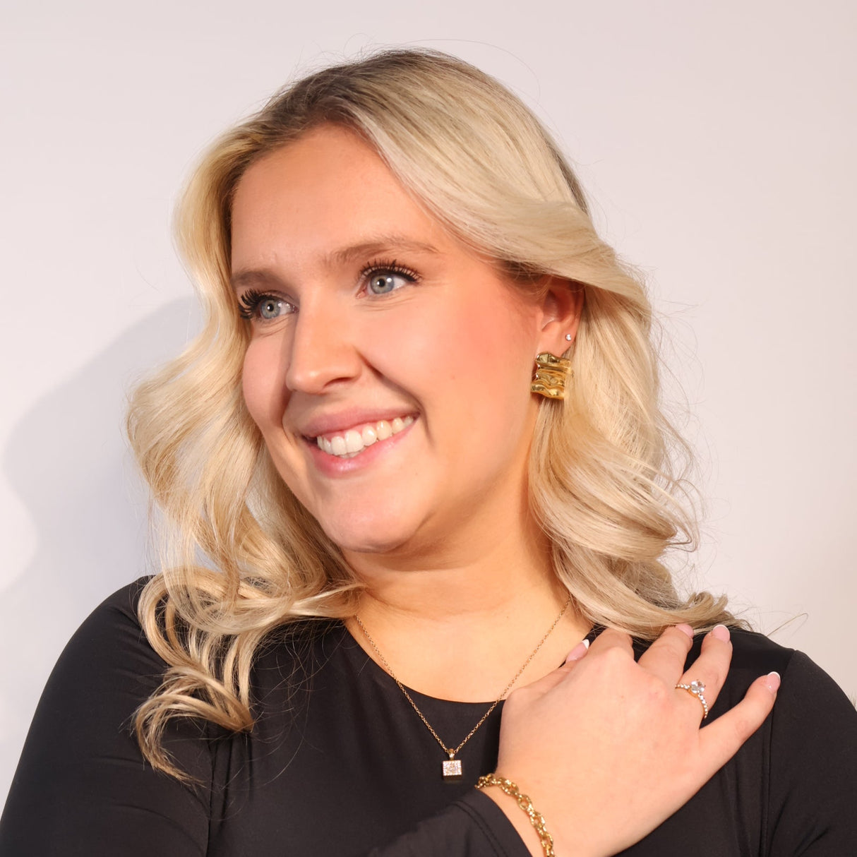 Boucles d’oreilles Topaz or - Acier inoxydable