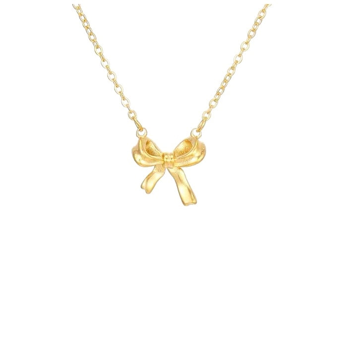 Collier Boucle or - Acier inoxydable