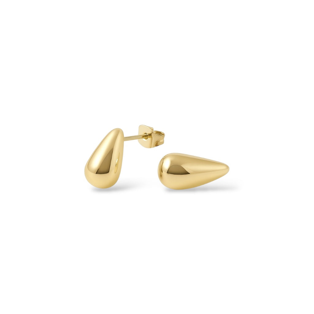 Boucles d’oreilles Mini gouttes or - Acier inoxydable