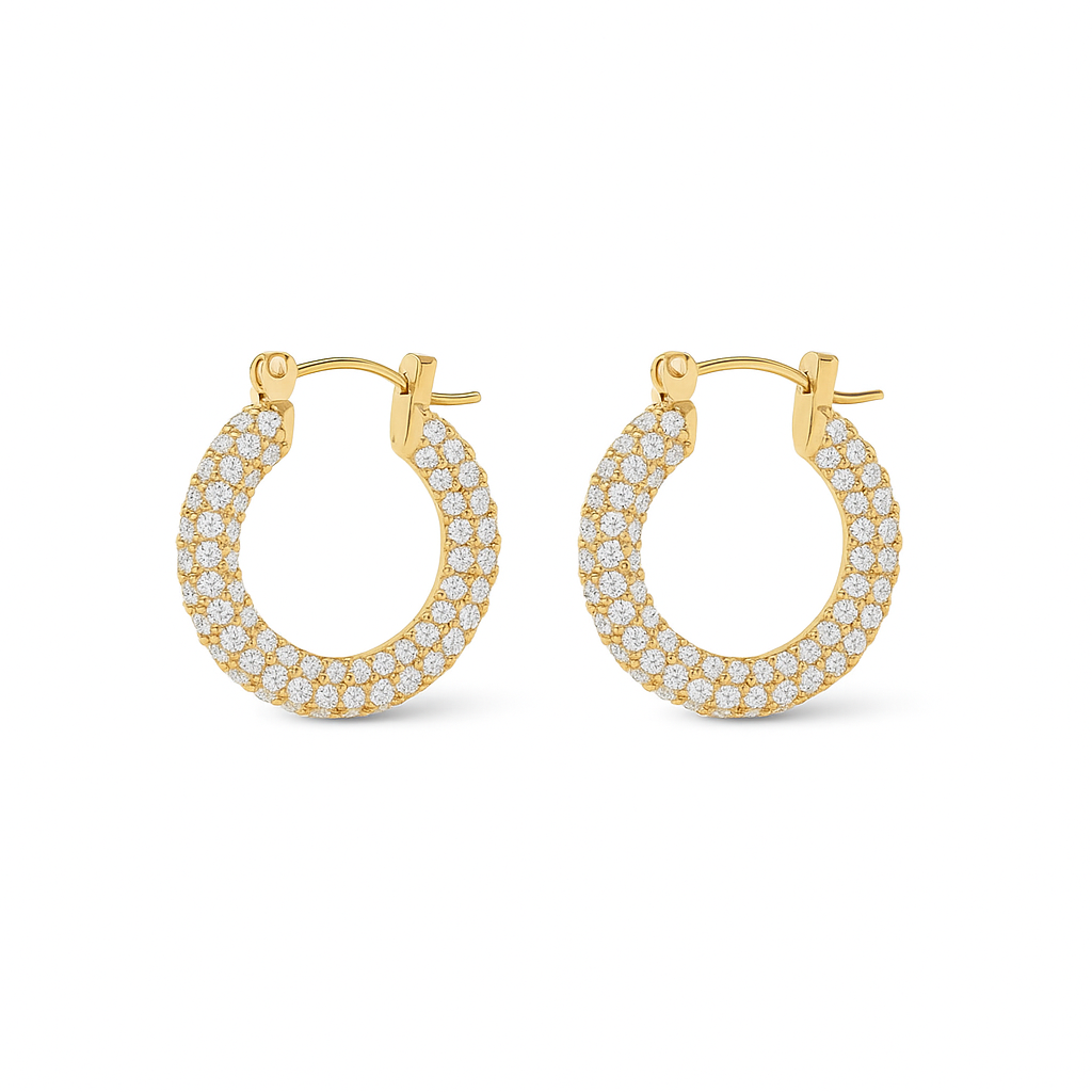 Anneaux Zirconium or - Acier inoxydable