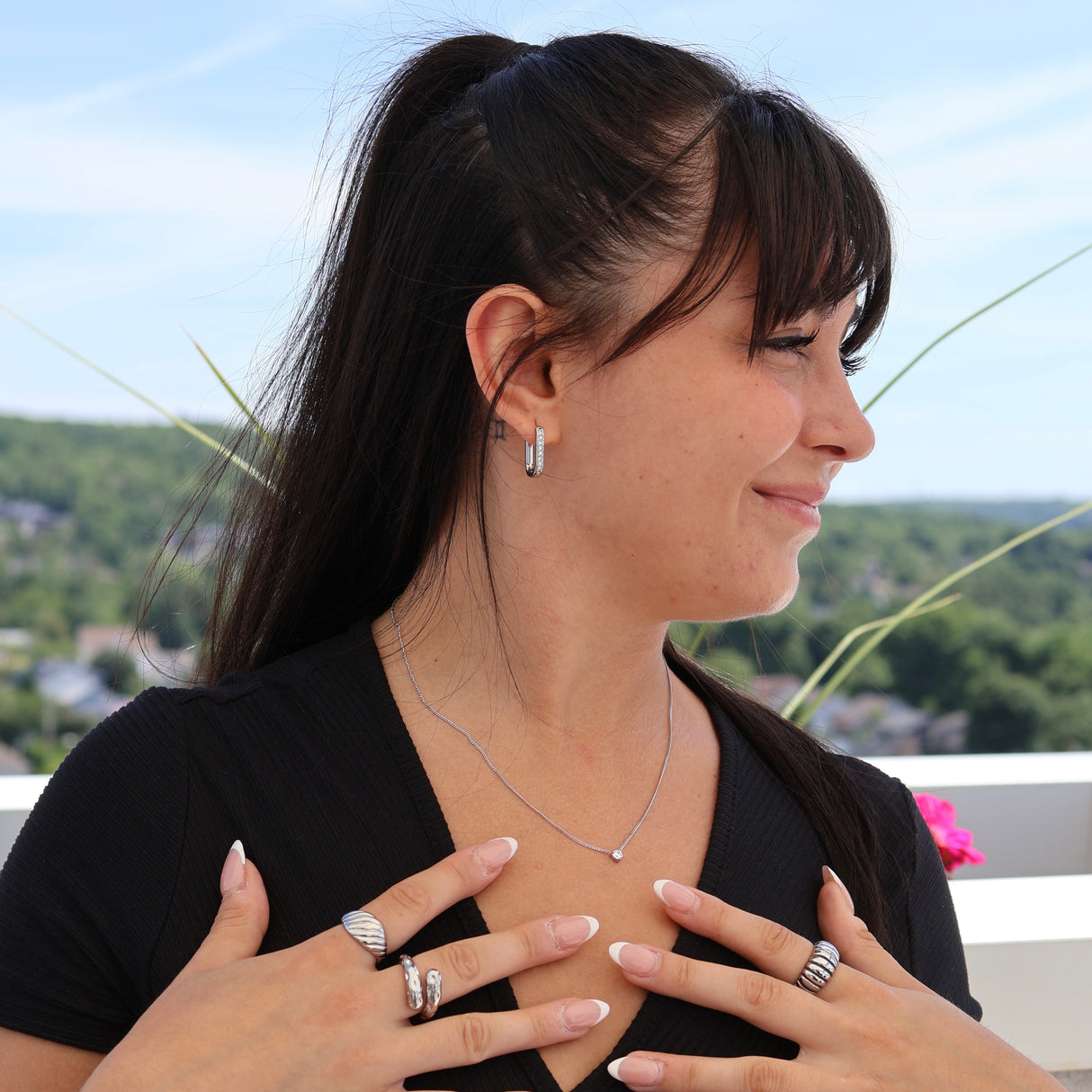 Collier Solena argent - Acier inoxydable