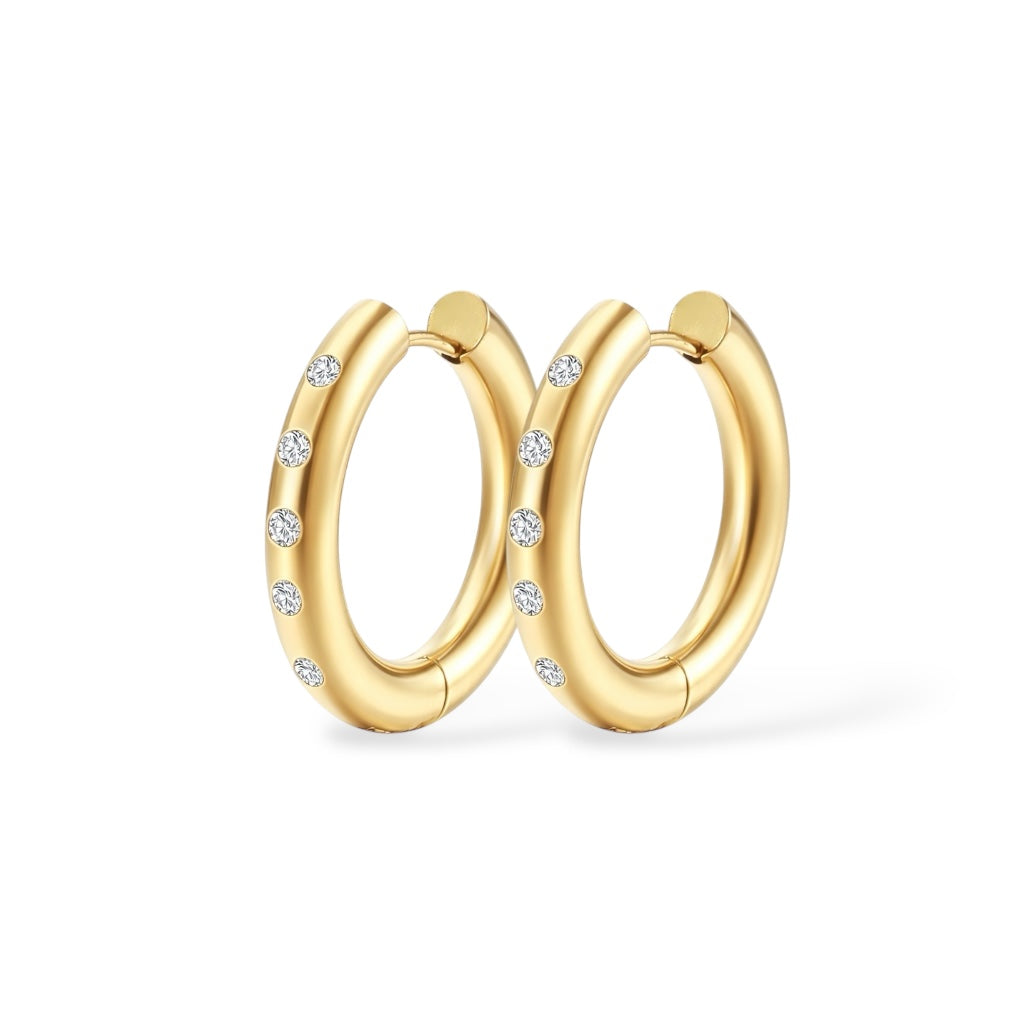 Boucles d’oreilles Nacre - Or