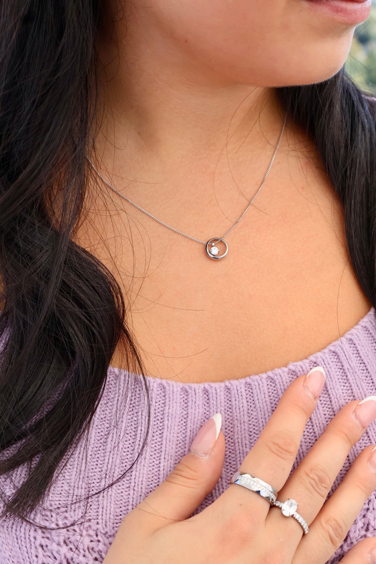 Collier Lueur argent - Acier inoxydable