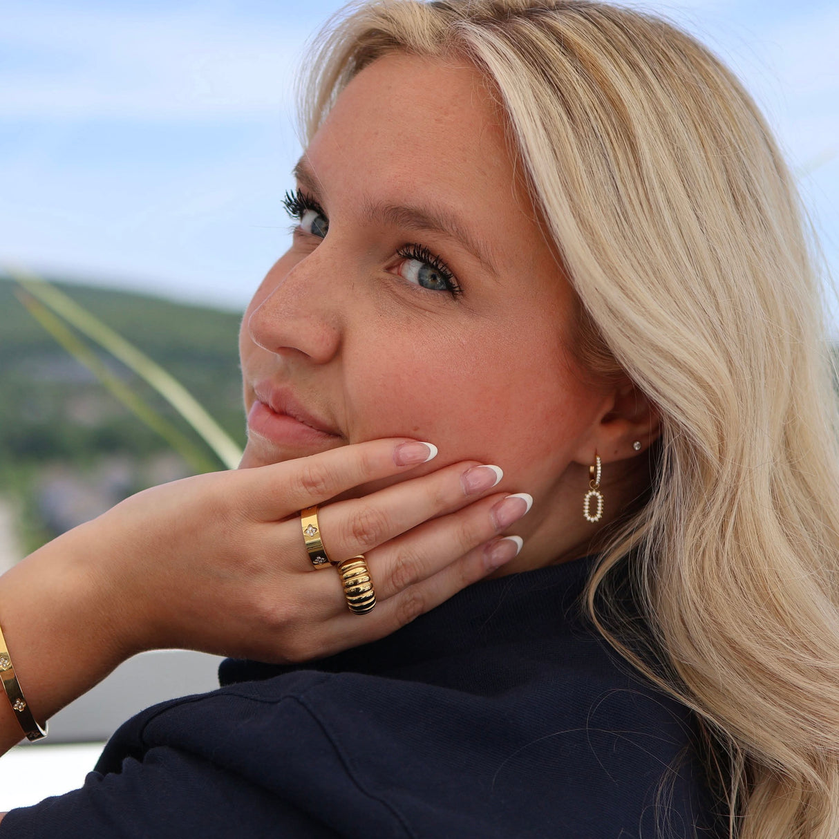 Bague Éloria argent - Acier inoxydable