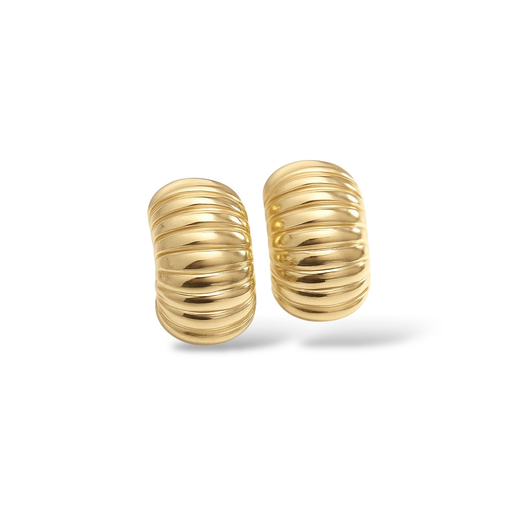 Boucles d’oreilles Sublime or - Acier inoxydable