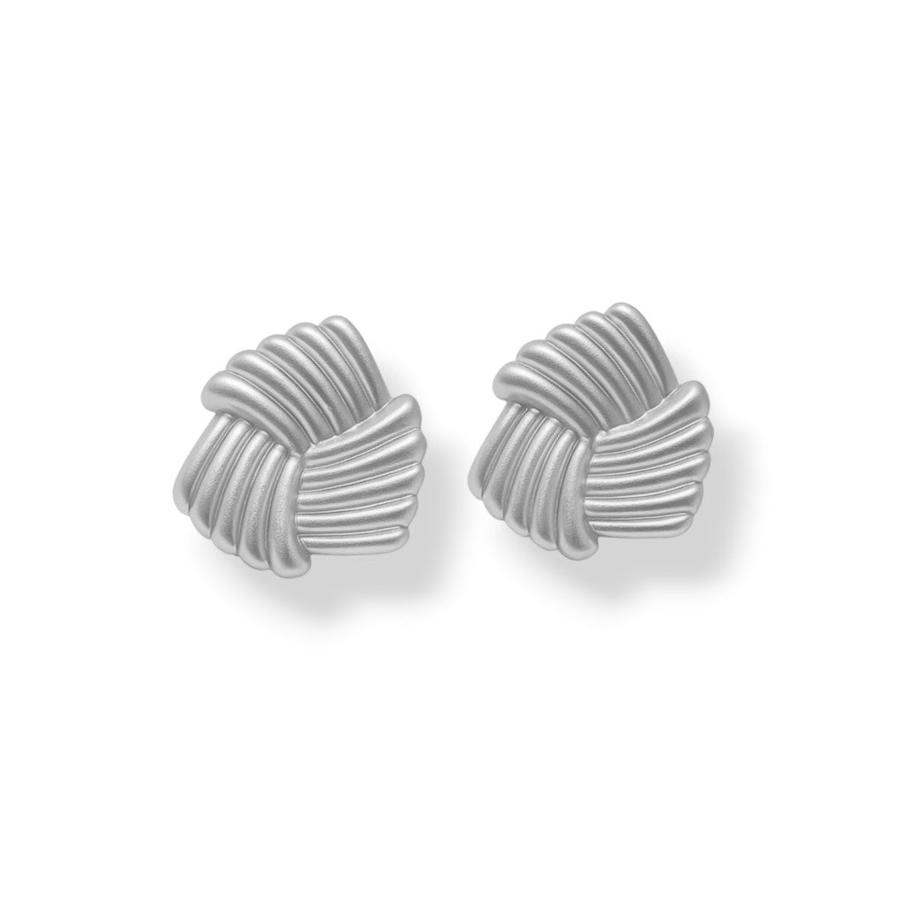 Boucles dâoreilles Givre argent - Acier inoxydable