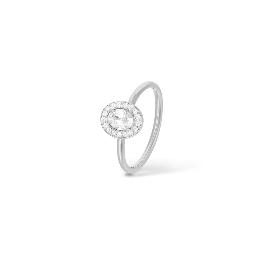 Bague Iness argent - Acier inoxydable