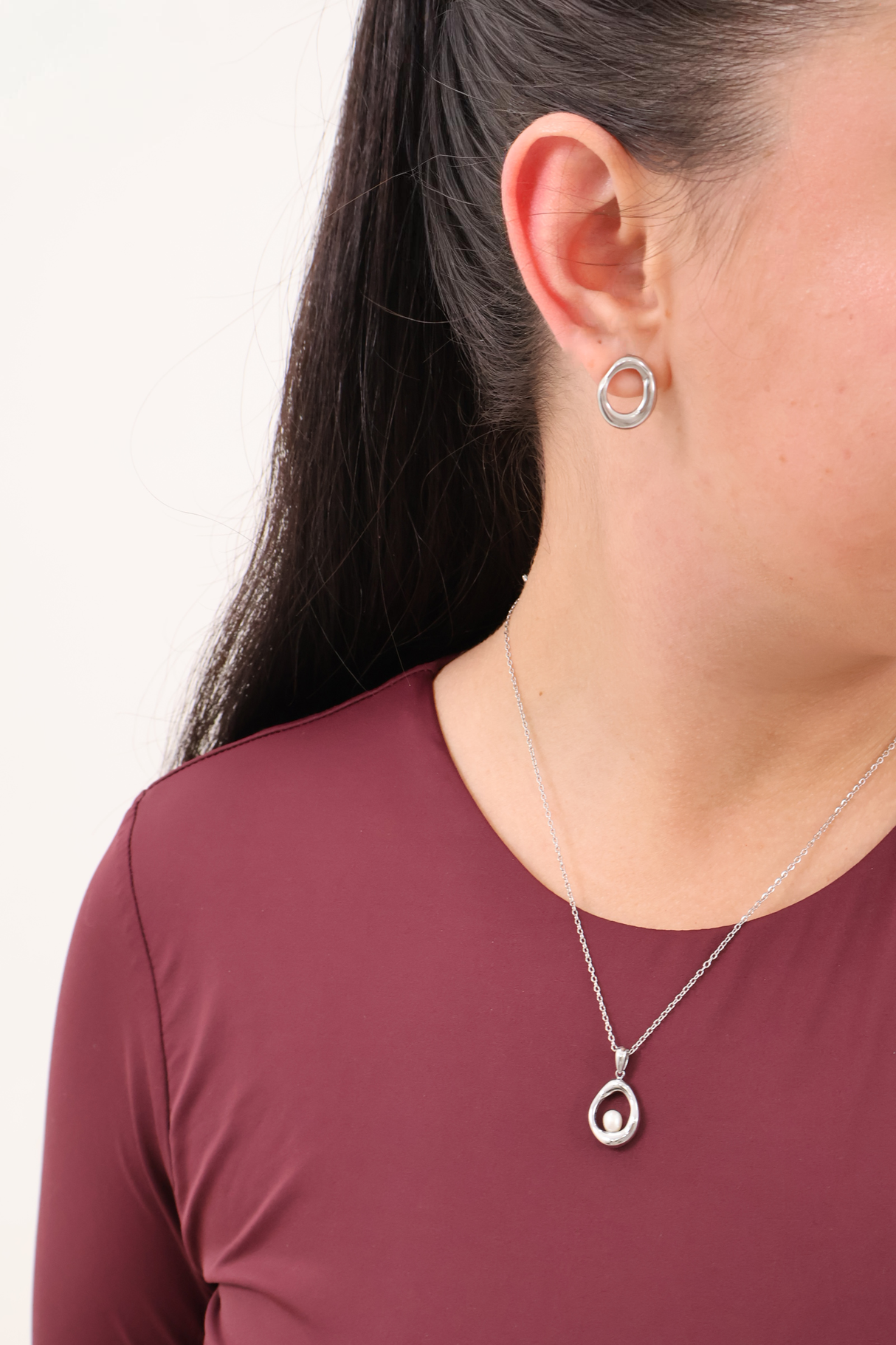 Boucles d’oreilles Pure argent - Acier inoxydable