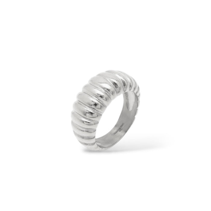 Bague Soléa argent - Acier inoxydable