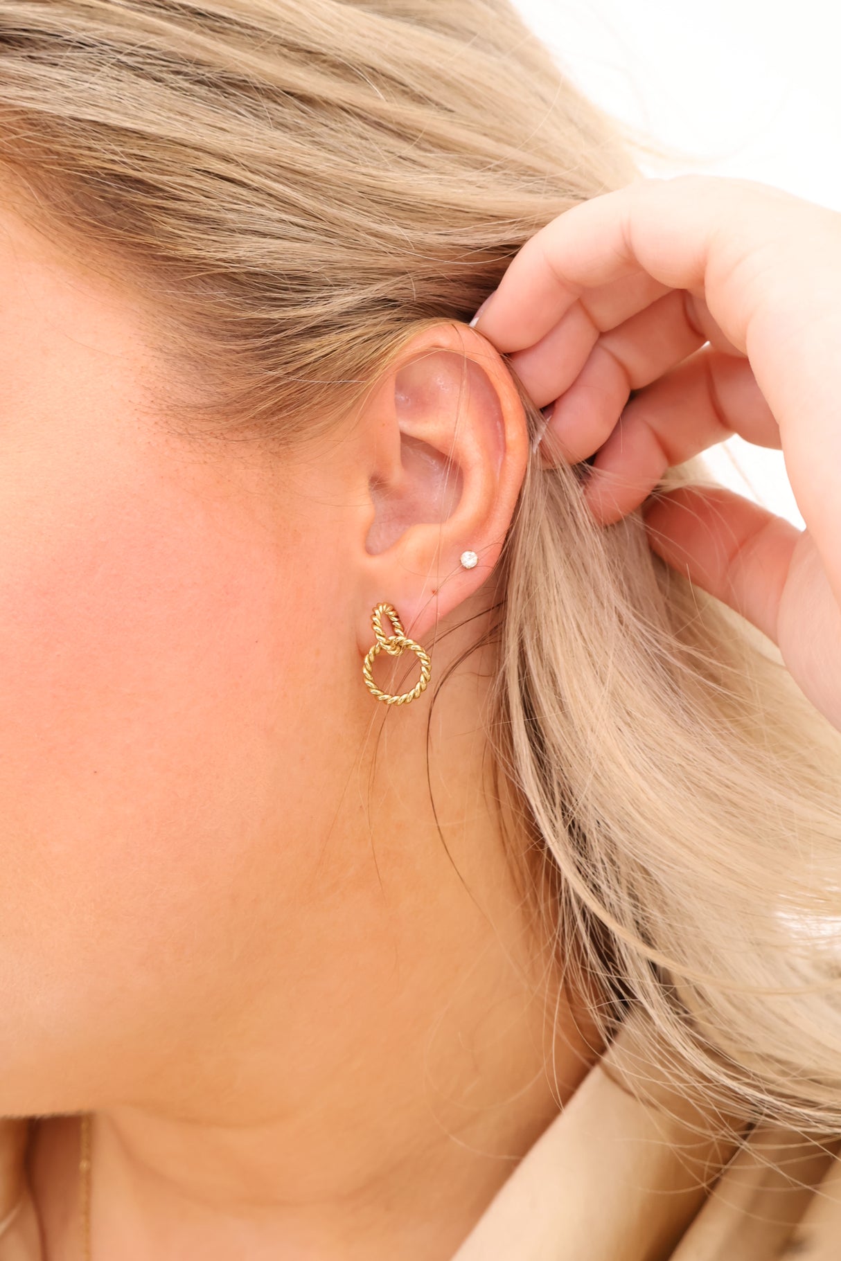 Boucles d’oreilles Célestia argent - Acier inoxydable