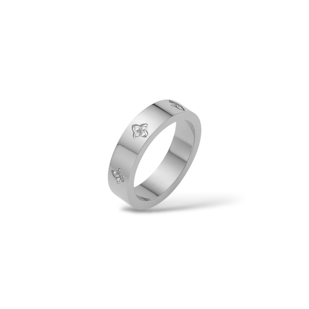 Bague Éloria argent - Acier inoxydable