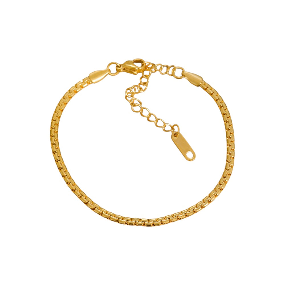 Bracelet Livia or - Acier inoxydable