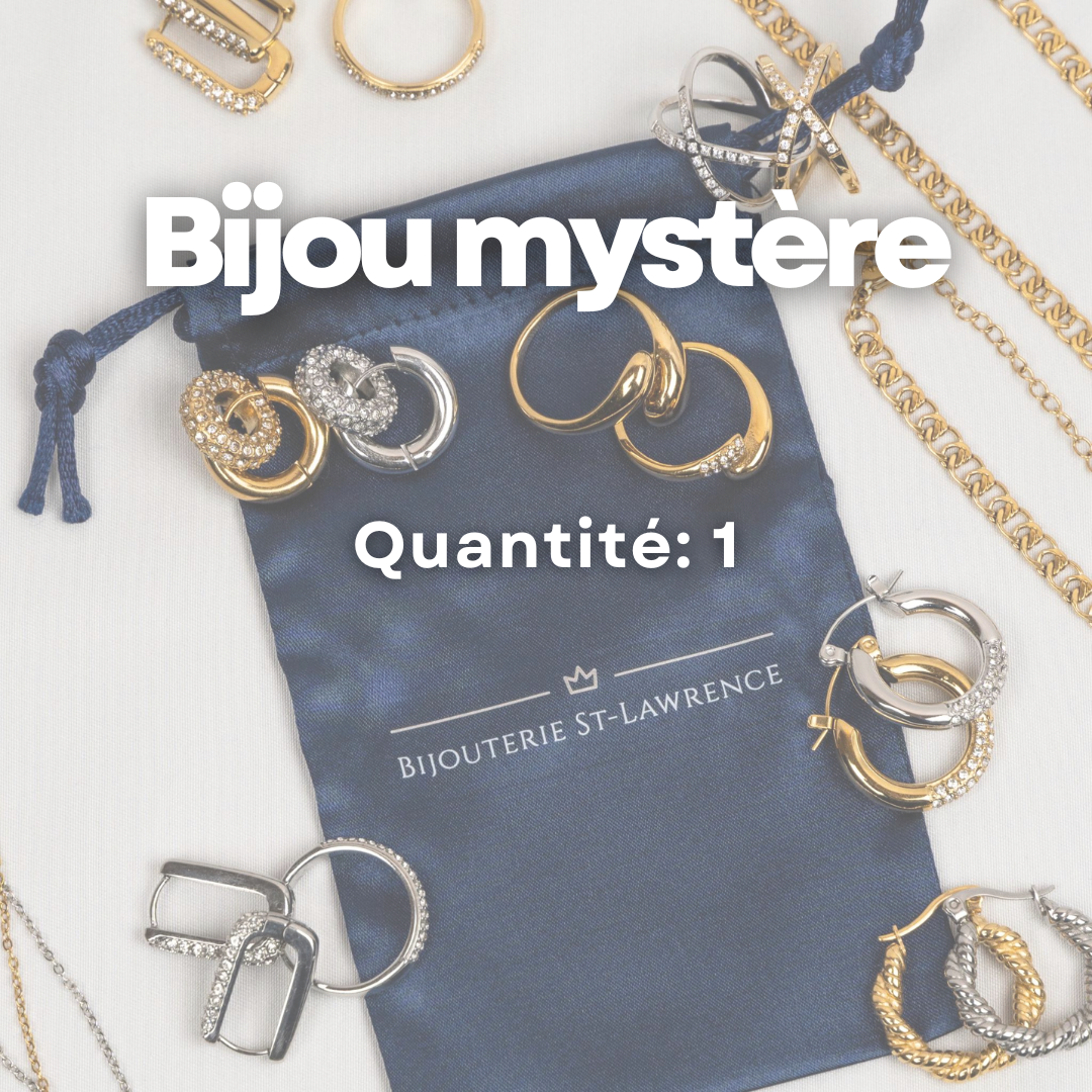 Bijou mystère - Acier inoxydable - Valeur minimale de 30$