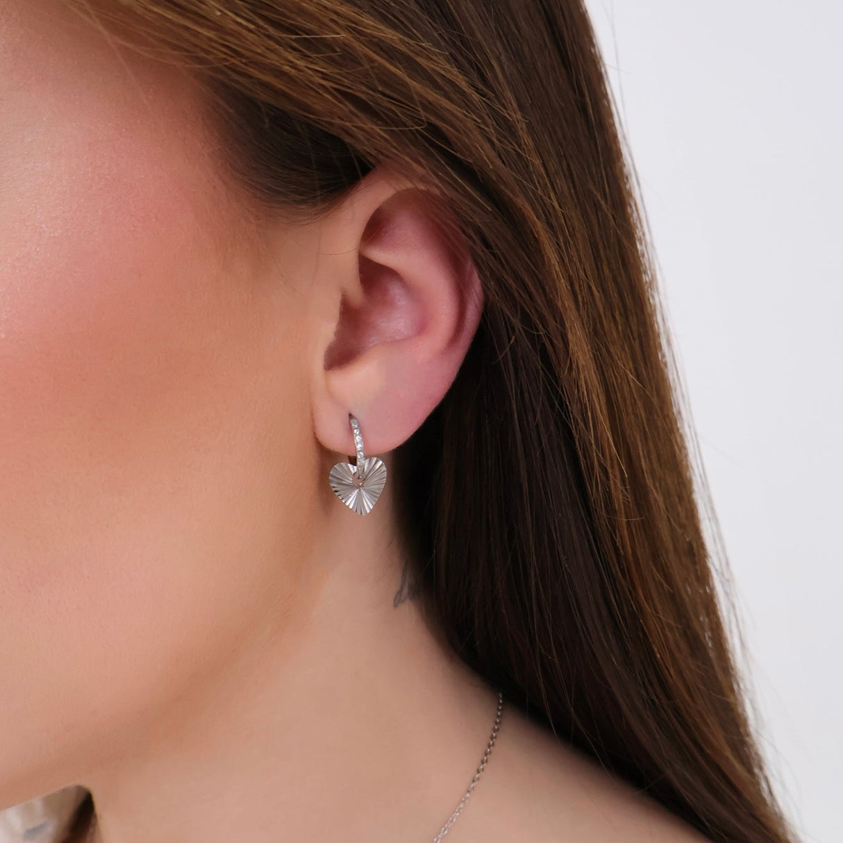 Boucles d’oreilles Coeur éternel - Argent