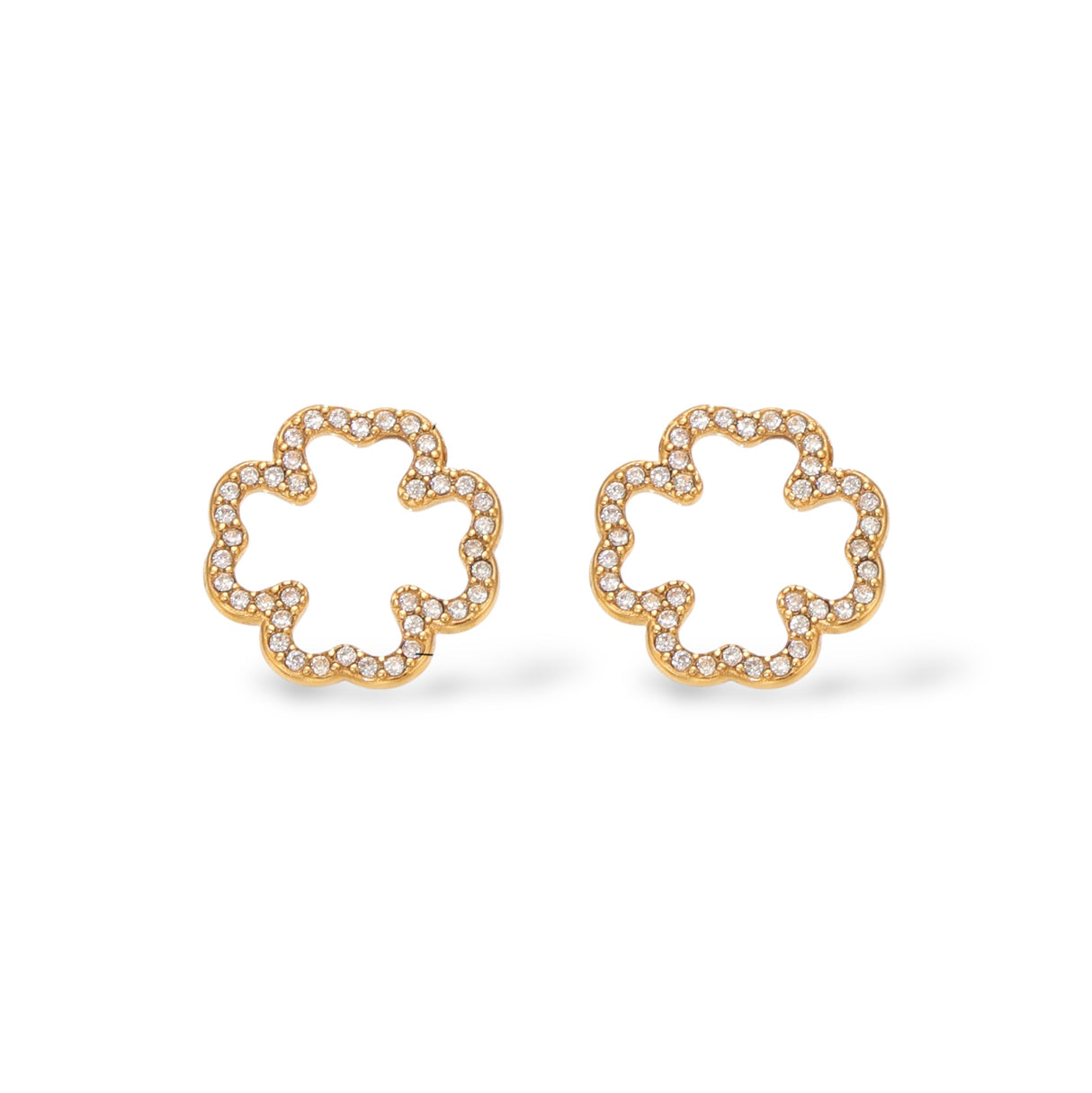 Boucles d’oreilles Divine or - Acier inoxydable