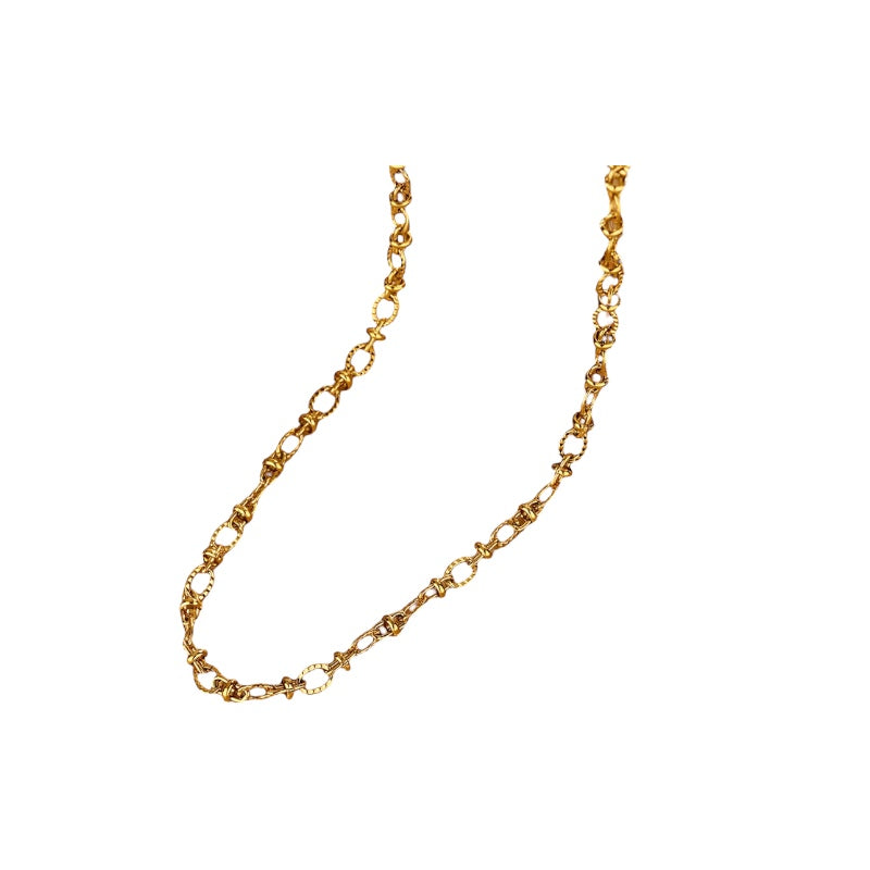 Collier Athéna or - Acier inoxydable