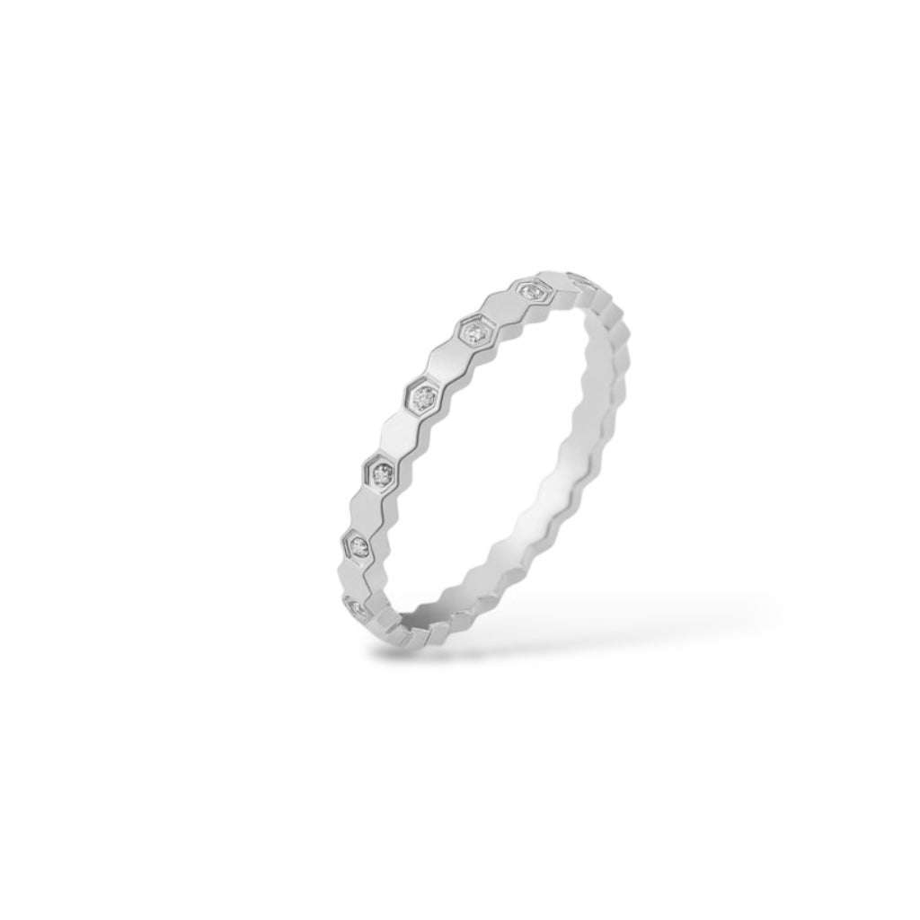 Bague Stellaire argent - Acier inoxydable