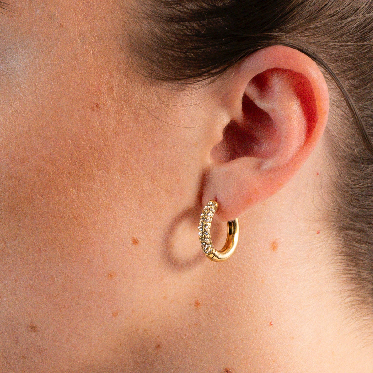 Anneaux Zirconium or - Acier inoxydable