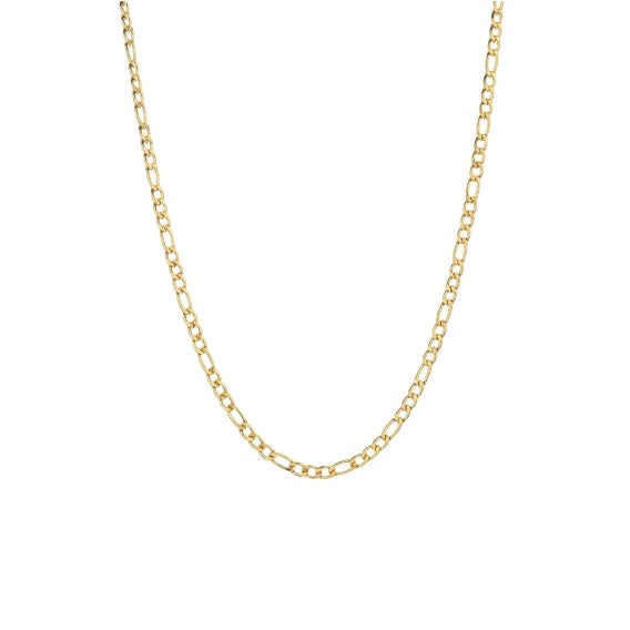 Chaîne Figaro or - Acier inoxydable