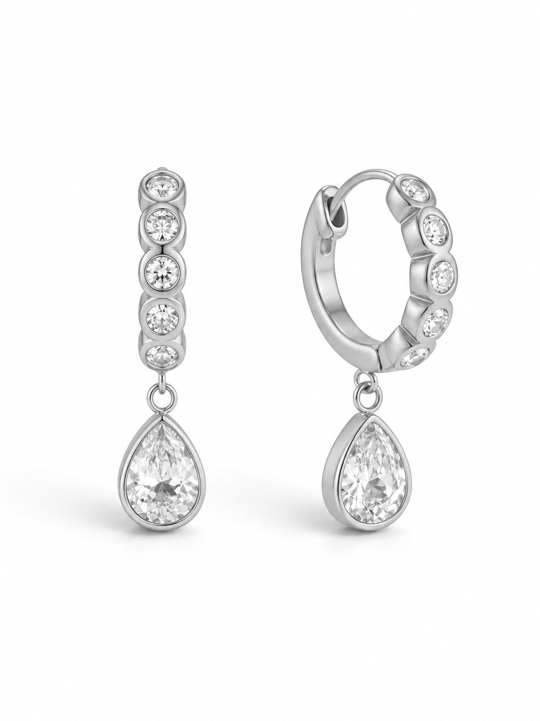 DISPONIBLE 1ER OCTOBRE - Boucles dâoreilles Livia - Argent